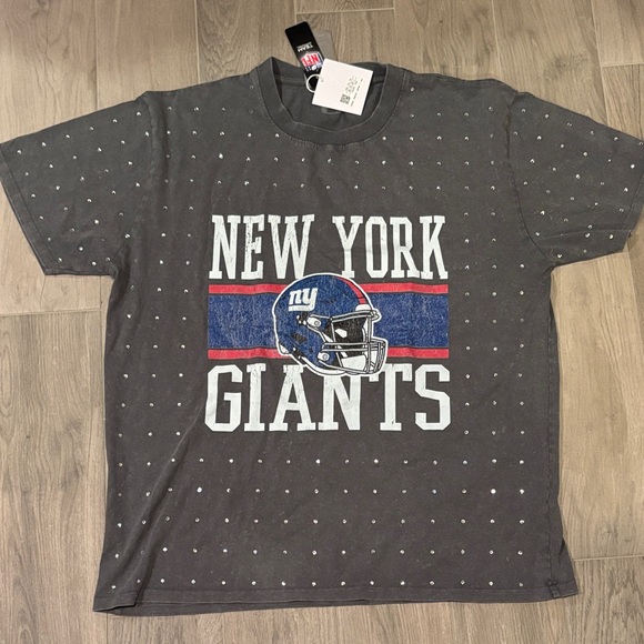 Gameday Couture Women’s New York Giants T-Shirt With Rhinestones Size XXL - Picture 1 of 4